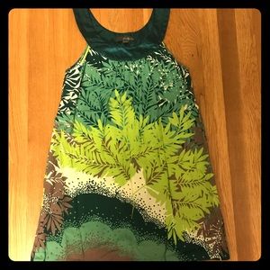 DONATING SOON Tropical inspired dress size S